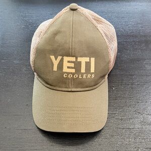 YETI Olive and Tan Trucker Hat
